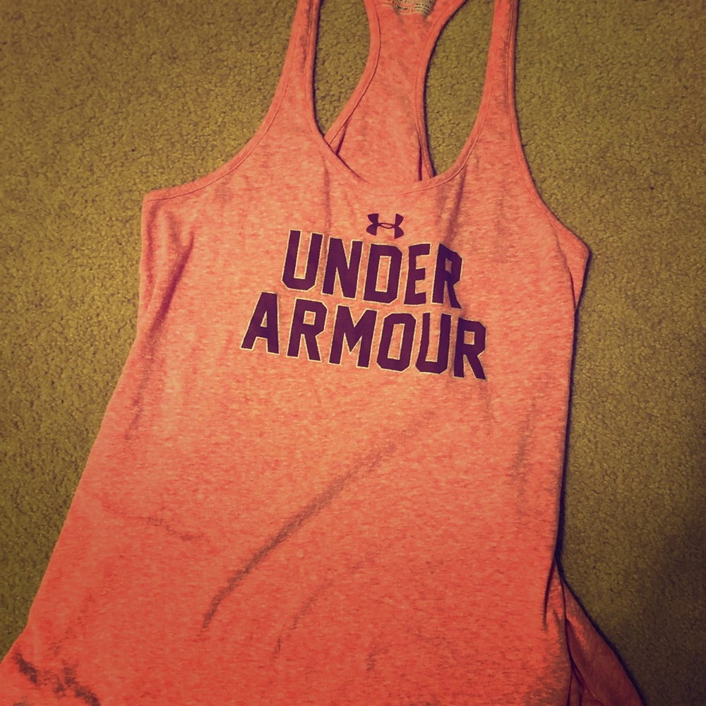 Under armour workout racer tank